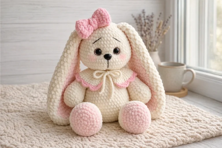 Bunny Crochet Pattern: A Free Amigurumi Crochet Pattern