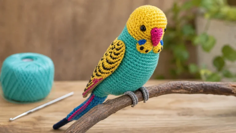 Free Crochet Parakeet Pattern: Make a Realistic Budgie Amigurumi