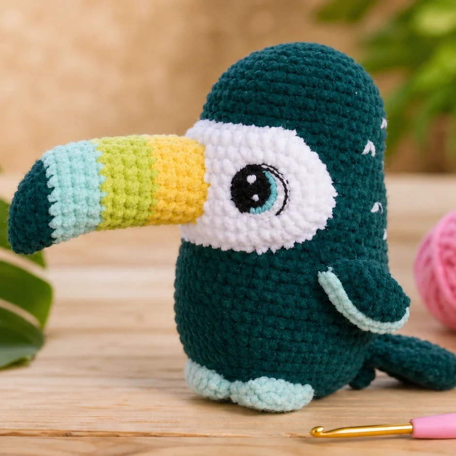 Free Crochet Toucan Pattern: Make a Cute Amigurumi Tropical Bird